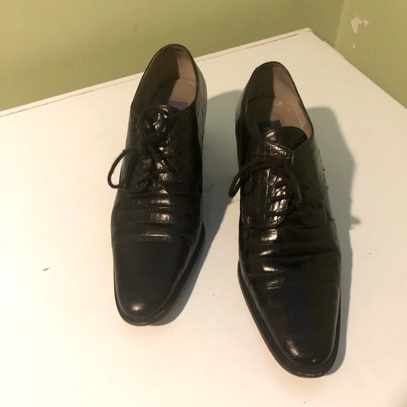 PHYLLIS POLAND made in Italy laced shoes - Picture 1 of 3